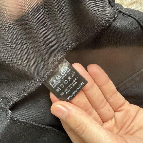 I.AM.GIA Black Crop Top - Picture 8 of 8